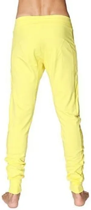 4-rth Men's Long Cuffed Jogger Yoga Sweat Pant Modal French Terry Made in America Caliifornia Stretch Fit European Style