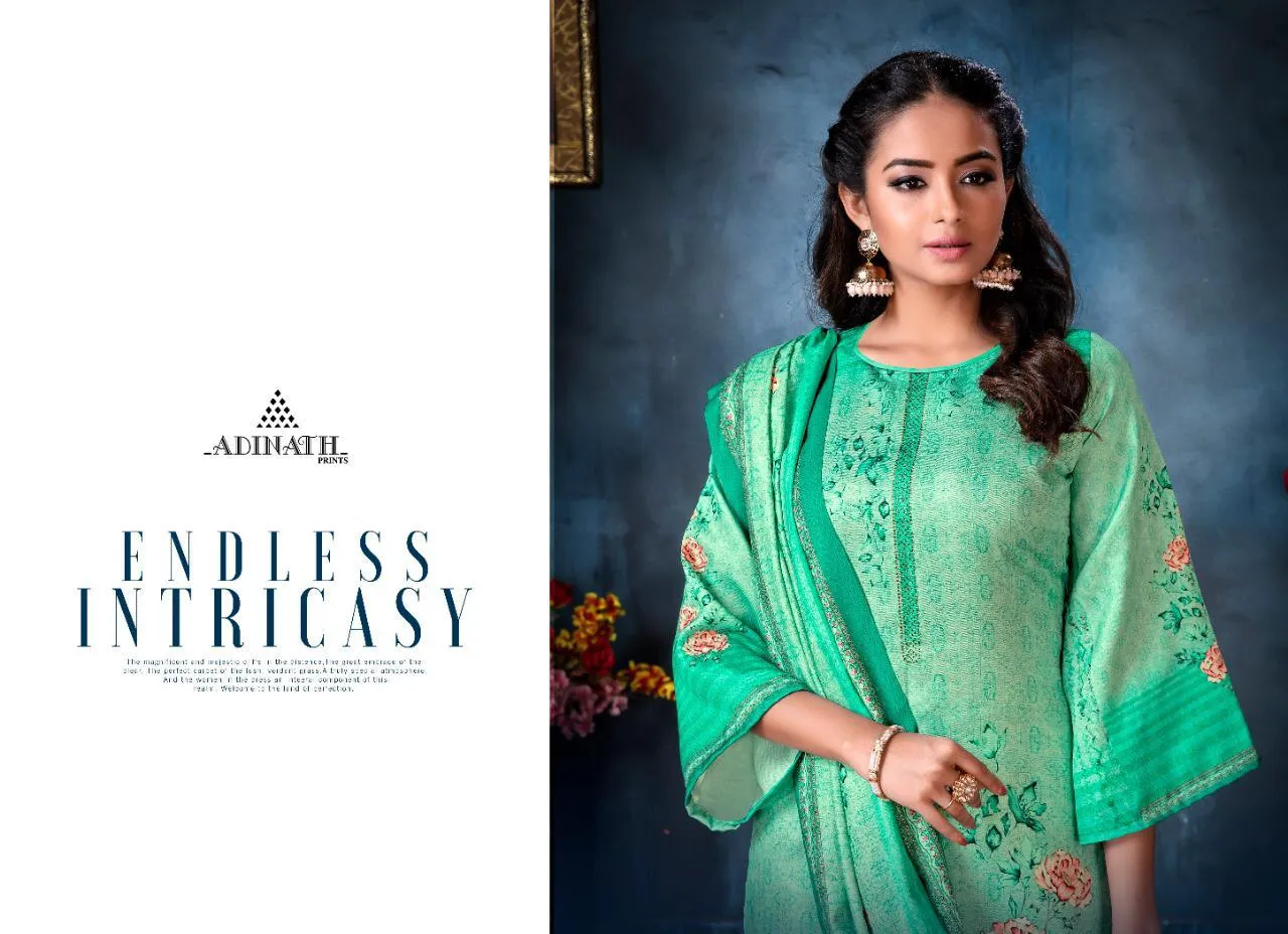 Adinath Prints Launched Anaisha Pashmina Fancy Designer Salwar Suits