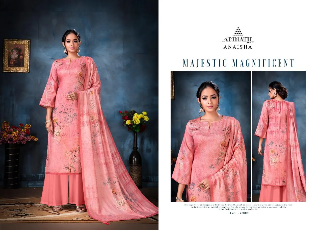 Adinath Prints Launched Anaisha Pashmina Fancy Designer Salwar Suits