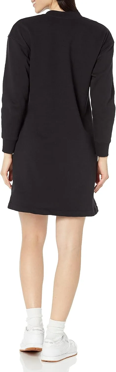 Amazon Essentials Women's Knit Henley Sweatshirt Dress (Available in Plus Size)
