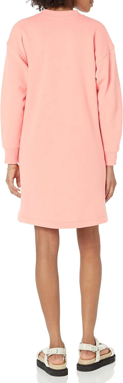 Amazon Essentials Women's Knit Henley Sweatshirt Dress (Available in Plus Size)
