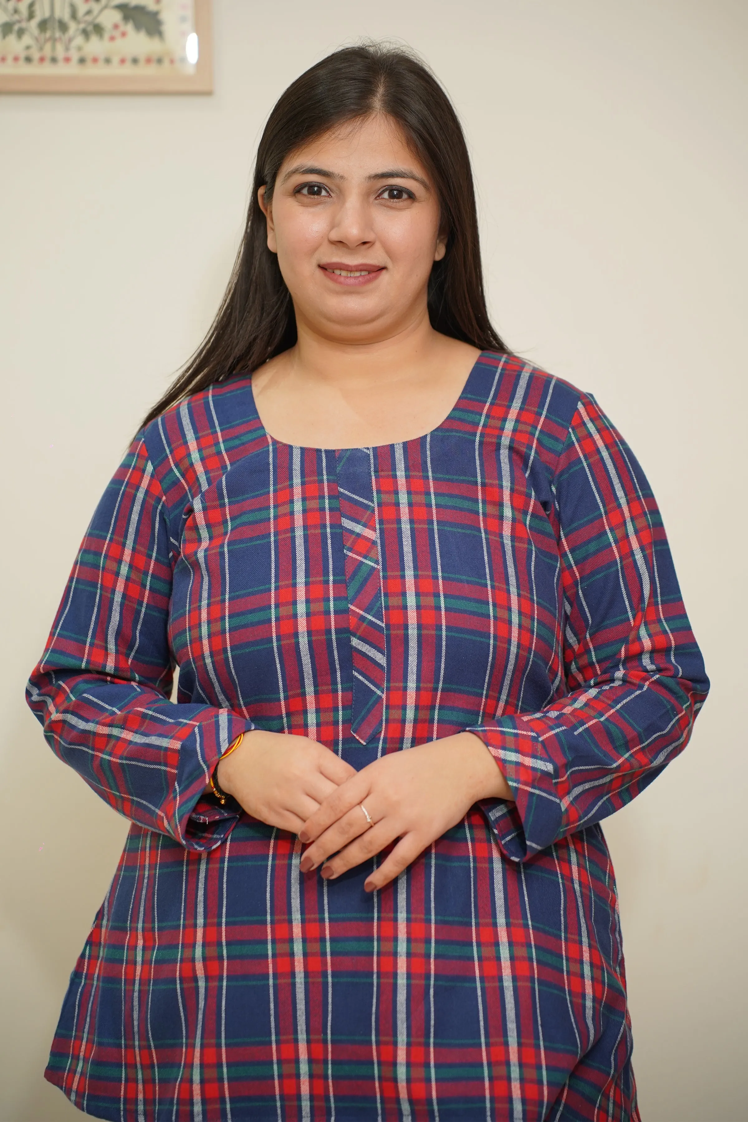 Blue Berry Woollen Night Suit