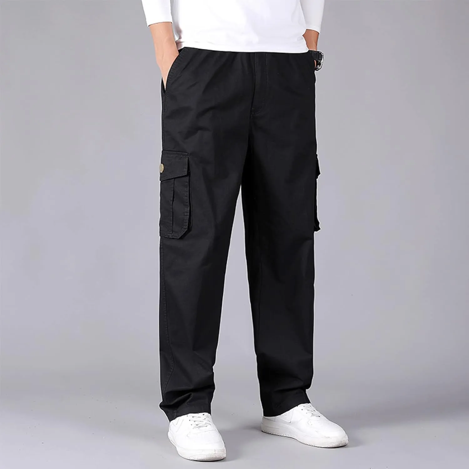 Cargo Pants for Men Joggers Tall Mens Joggers Sweatpants Slim Fit Mens Athletic Jogger Pants with Pockets for Running