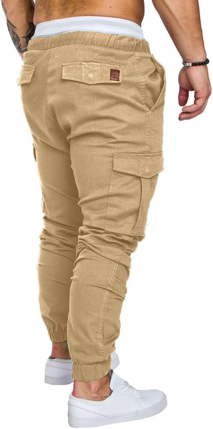 Cargo Pants for Men Tactical Pants Casual Hiking Pants Flex Warm Cotton Cargo Pants Workout Joggers with Pockets