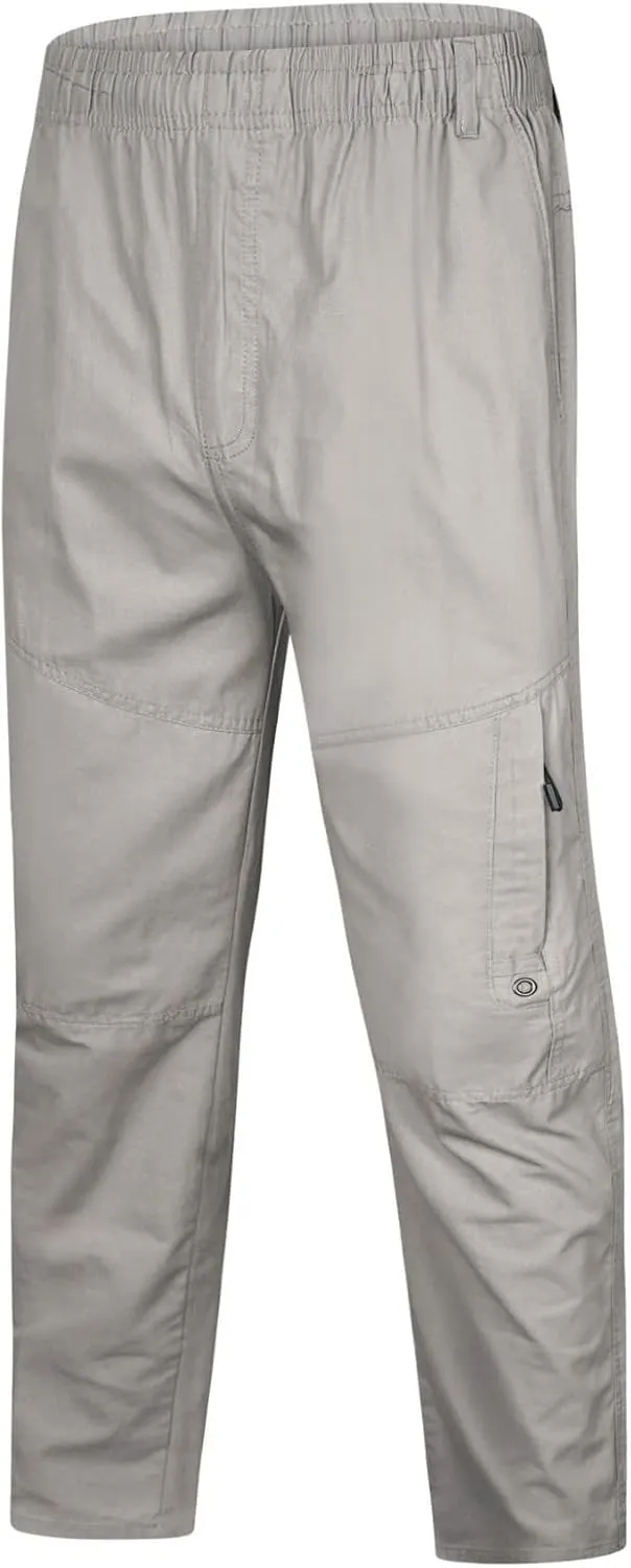 Cargo Sweatpants for Men Mens Lounge Pants Heavyweight Sweatpants Fleece Lined with Pockets Elastic Waist Cargo Pants