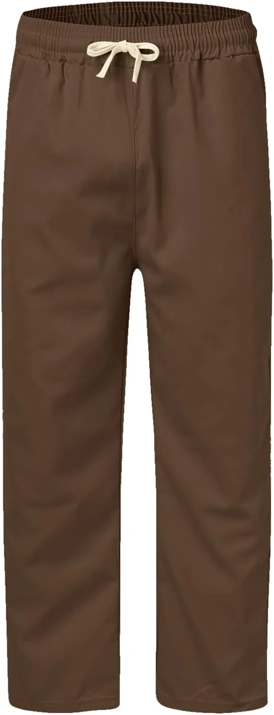 Cargo Trousers for Men and Tall Jogger Sweatpants Cargo Joggers for Men Stretch Relaxed Fit Elastic Waist Trousers