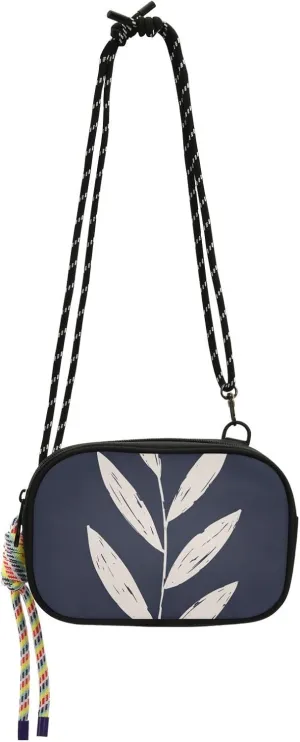 Crossbody Bag Navy Blue Minimalist Herbs Cell Phone Purse Wallet with Credit Card Slots Multicolor Handbag with Adjustable Strap Fits Phone Keys And More