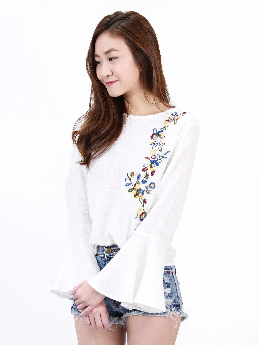 Diane Embroidery Top