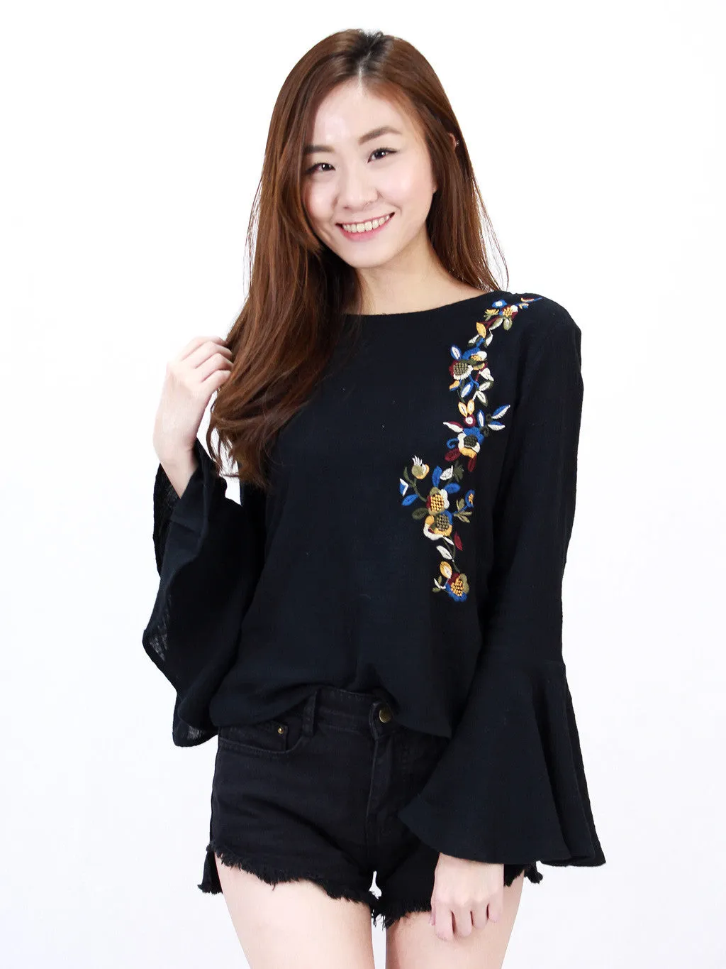 Diane Embroidery Top