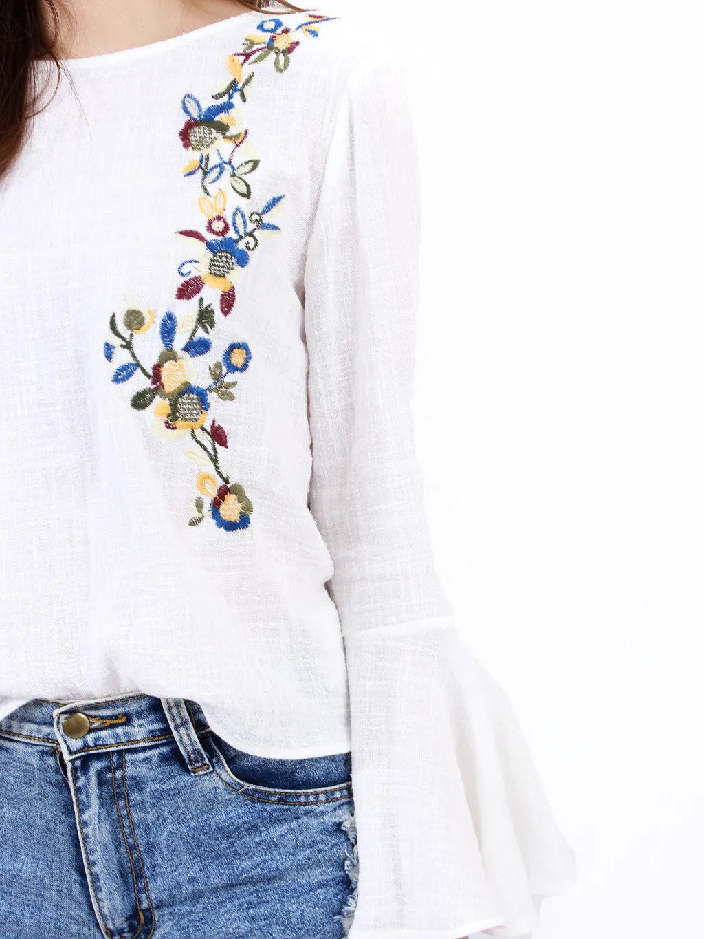 Diane Embroidery Top