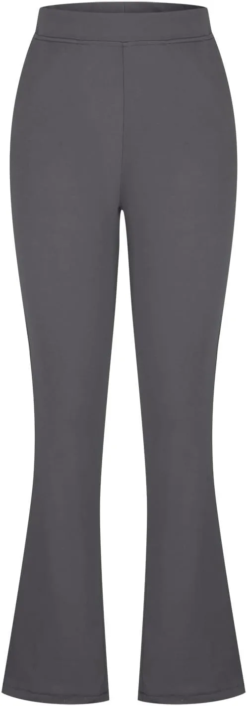 Dressy Pants for Women Sexy Slimming High Waist Tapered Pants Casual Comfy Knit Trousers Summer Lounge Pants with Pockets