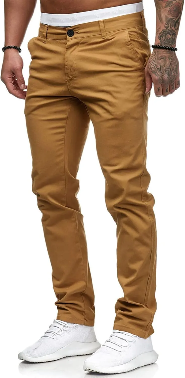 Dudubaby Baggy Pants for Men Men's Sports Casual Jogging Trousers Lightweight Hiking Work Pants Outdoor Pant