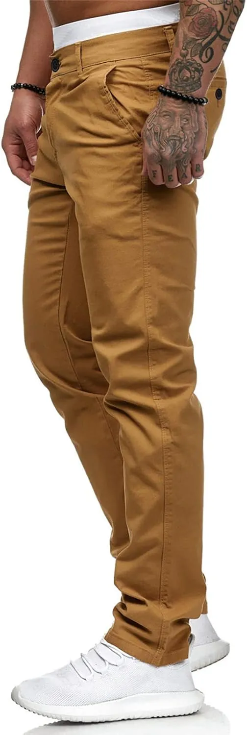 Dudubaby Baggy Pants for Men Men's Sports Casual Jogging Trousers Lightweight Hiking Work Pants Outdoor Pant