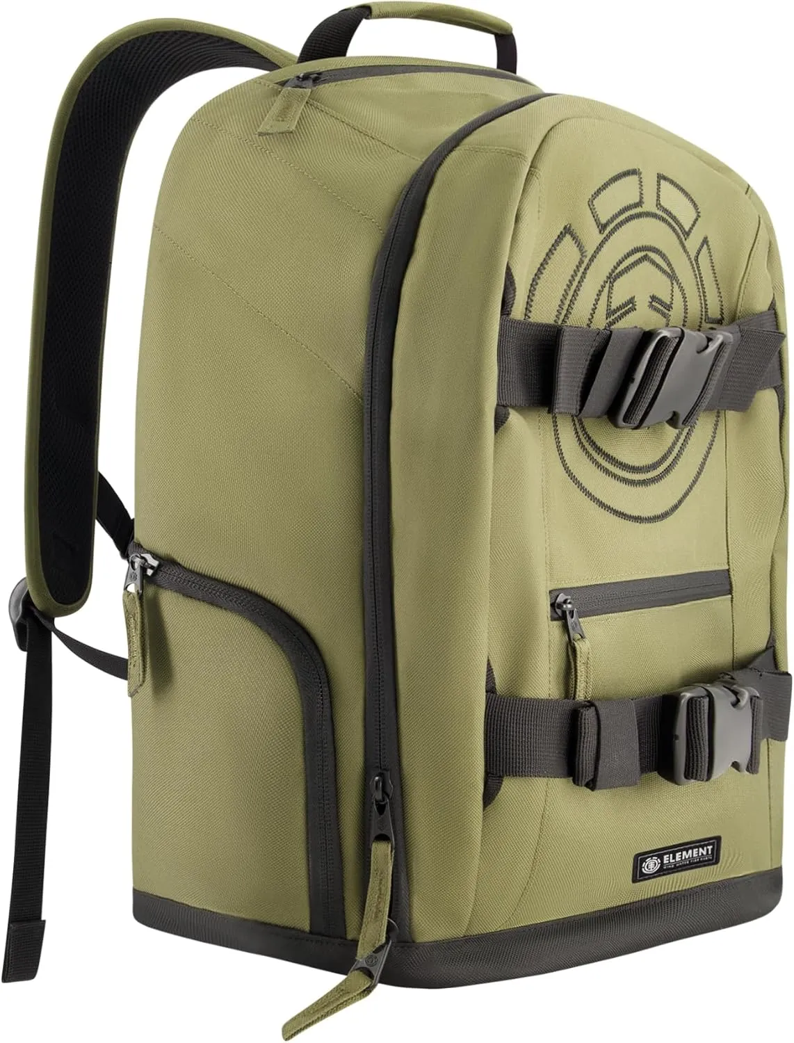 Element Mohave Backpack, 15 Inch Laptop, Padded Computer Bag for Commute or Travel, Green, One Size