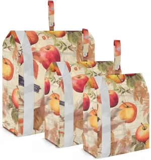 Fall Birds Leaves Packing Cubes for Suitcases 3 Set Expandable Compression Luggage Packing Organizers for Carry on Suitcase Travel Essentials Luggage Organizer Bags Set