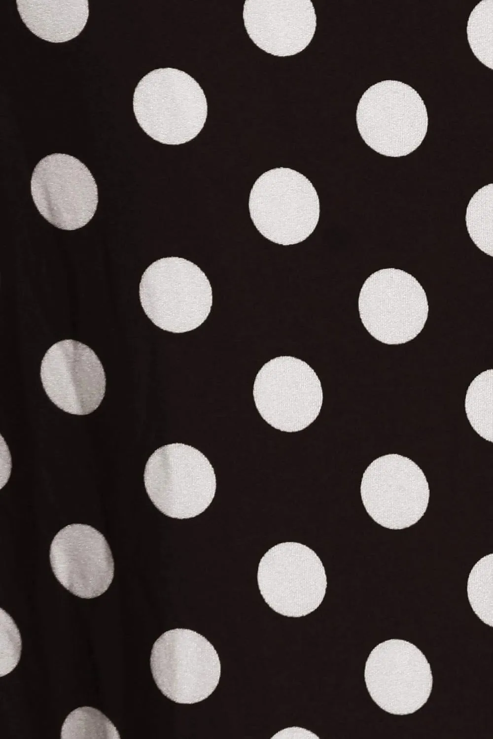 FashionJOA Women's Comfy Fold Over Loose Fit A-Line Lounge Wear Polka Dot Long Maxi Skirt