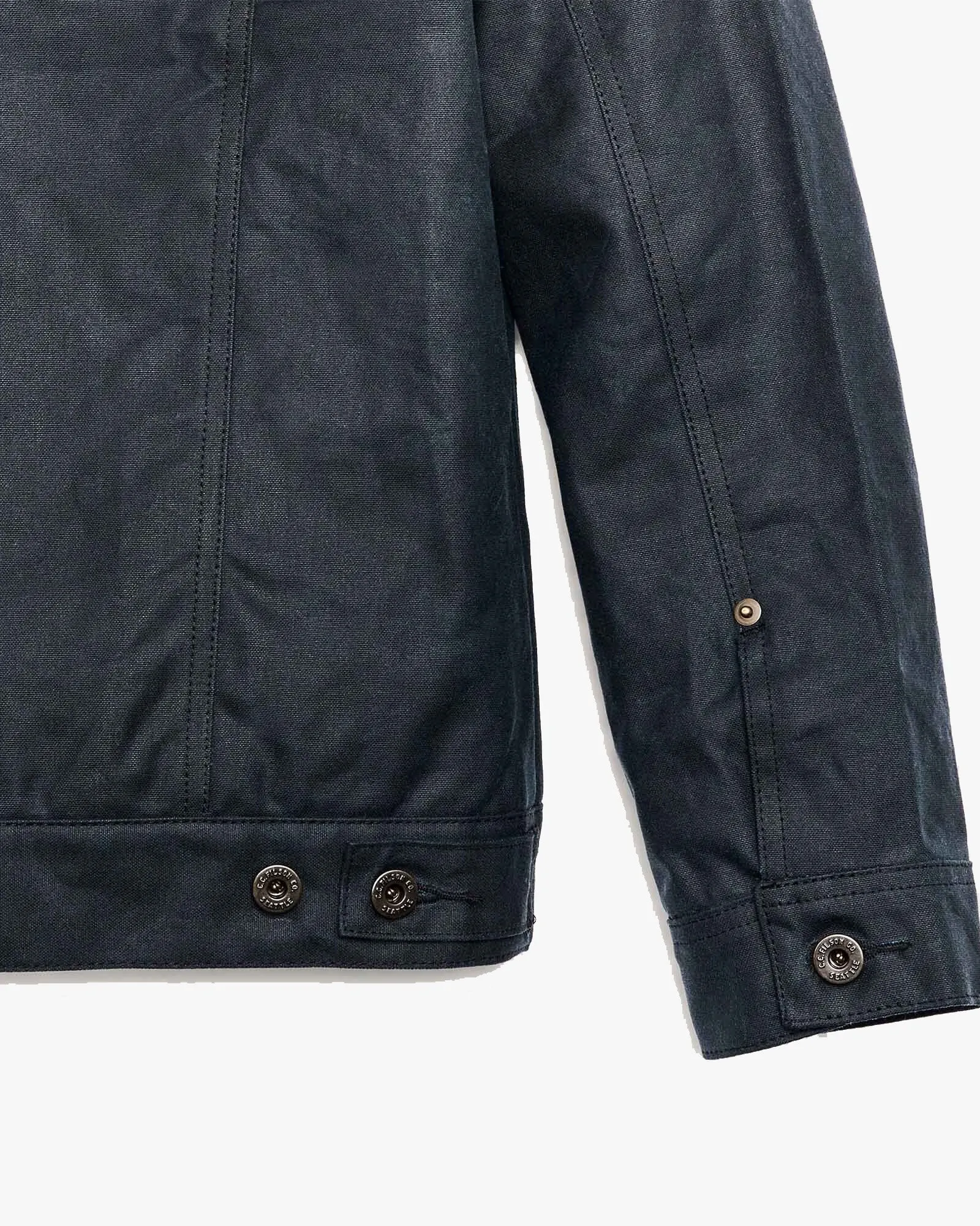 Filson Tin Cloth Short Lined Cruiser Jacket - Service Blue