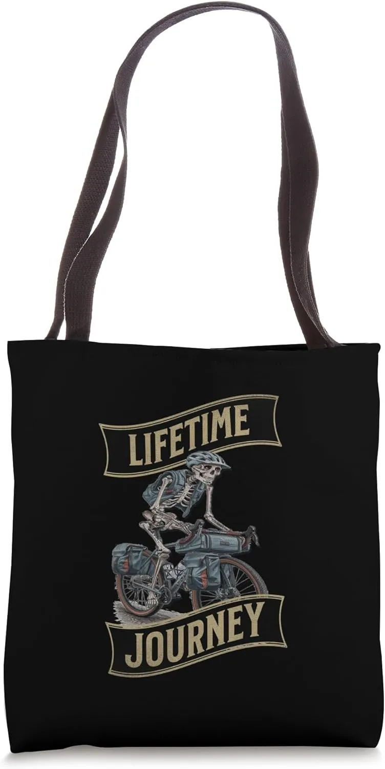 Funny Gravel Bike Motif - Bikepacking Tote Bag