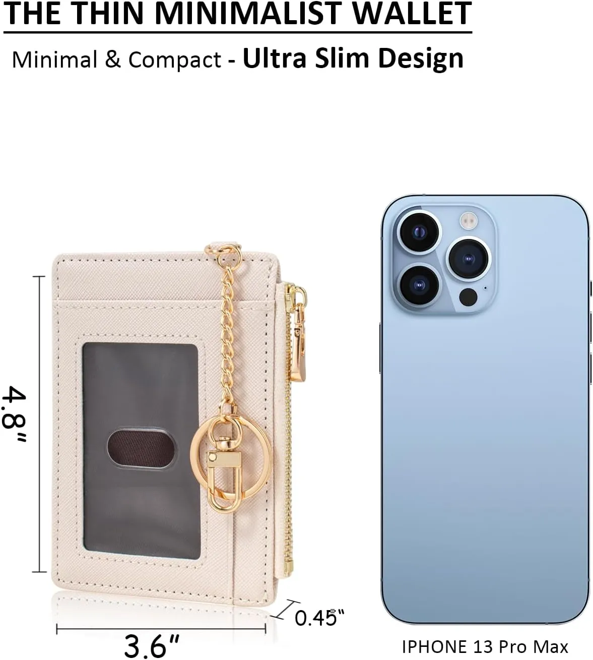 Gifts for Women - Slim RFID Blocking Card Holder Minimalist Leather Front Pocket Wallet, Personalized Birthday Gifts for Women Her Freind Sister Girlfriend, Initial Card Holder Wallet (Initial E)