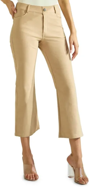 ICONOFLASH Women's Stretch Jeggings with 4 Pocket Pull On Straight Leg Jean Leggings with Belt Loops (Available in Plus Size)