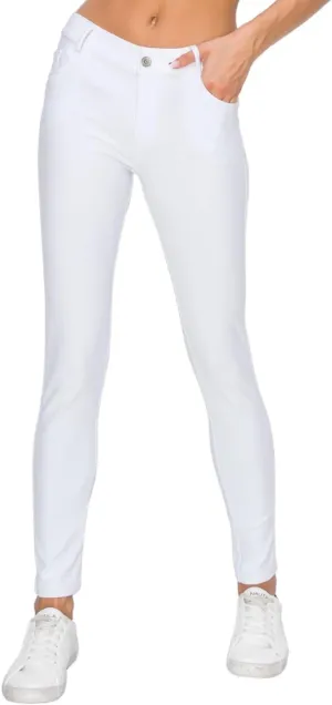 ICONOFLASH Women's Stretch Jeggings with 5 Pockets Pull On Skinny Jean Leggings (Available in Plus Size)