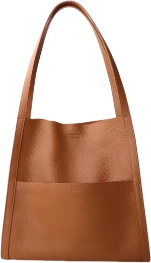 Leather Tote Shoulder Bag for WomenLarge Leather Hobo Shoulder Bag