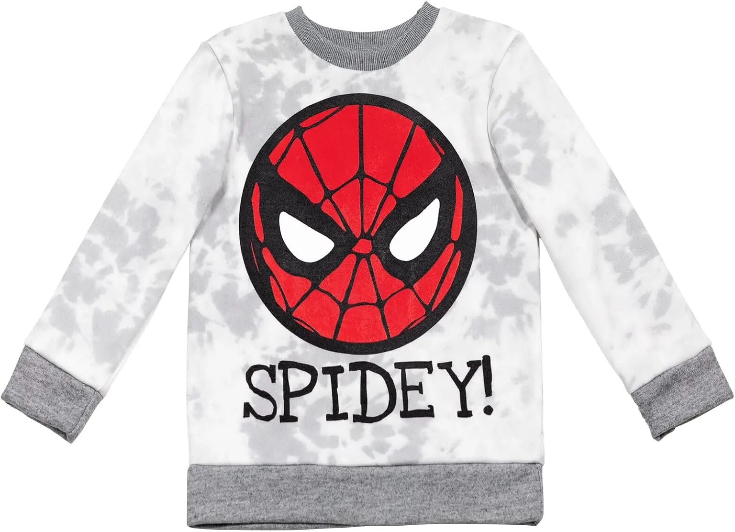 Marvel Spider-Man Fleece Sweatshirt and Pants Outfit Set Toddler to Big Kid Sizes (2T - 14-16)