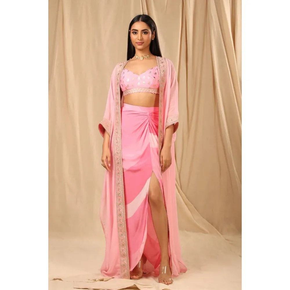 Masaba Pink Sorbet Cape (Set of 3)