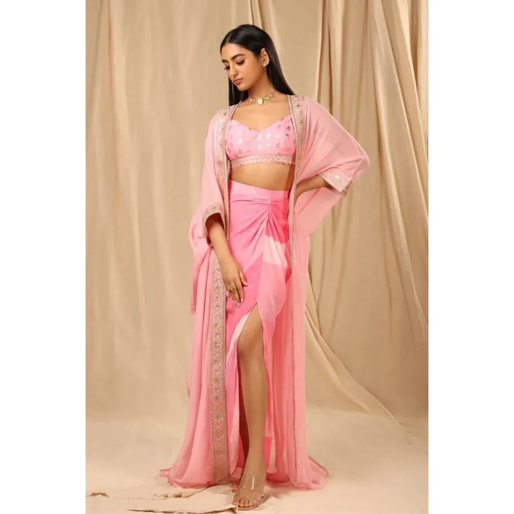 Masaba Pink Sorbet Cape (Set of 3)
