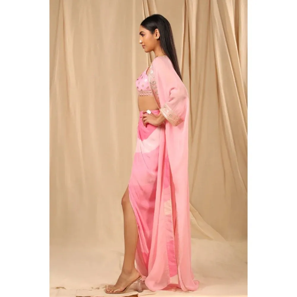 Masaba Pink Sorbet Cape (Set of 3)