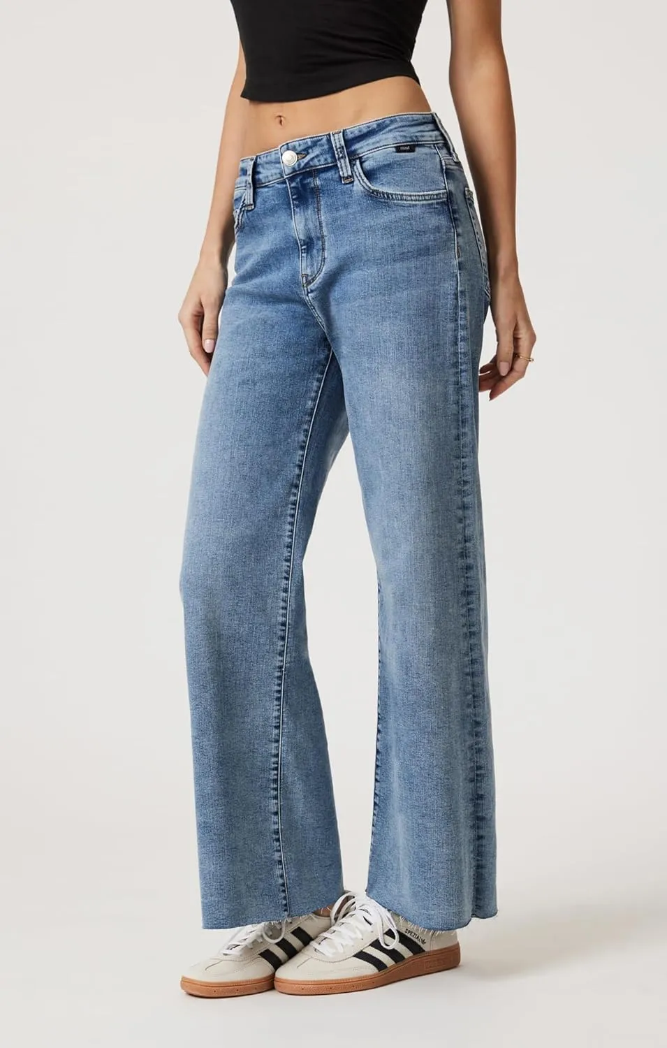 Mavi Women's Paloma Marine High Rise Wide Leg Pants
