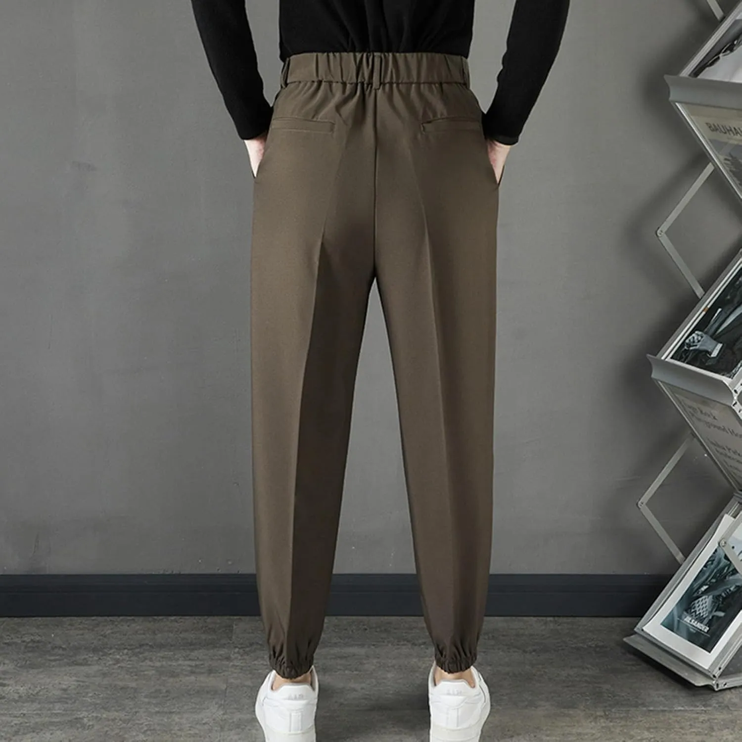 Mens Dress Pants Stretch Tapered Golf Joggers with Belt Loops Slim Fit Casual Business Travel Work Sweatpants 2025