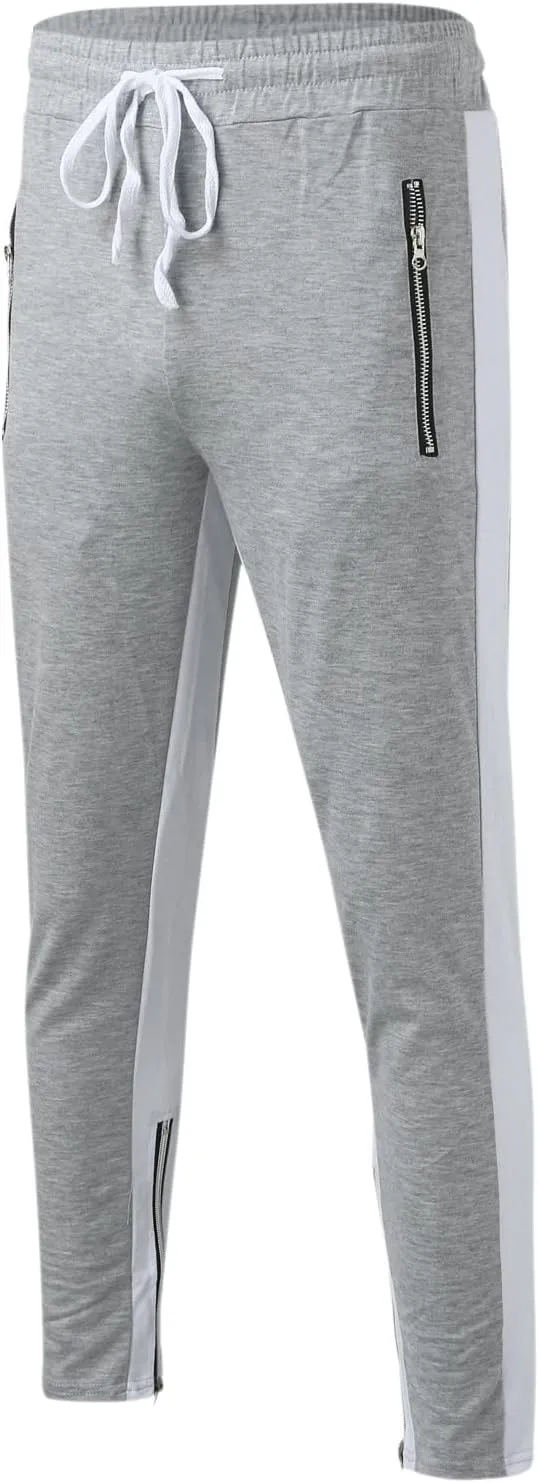 Mens Hiking Outdoor Recreation Pants Fleece Sweat Pants Mens Baggy Pants Joggers with Pockets Mens Sweatpants Fleece