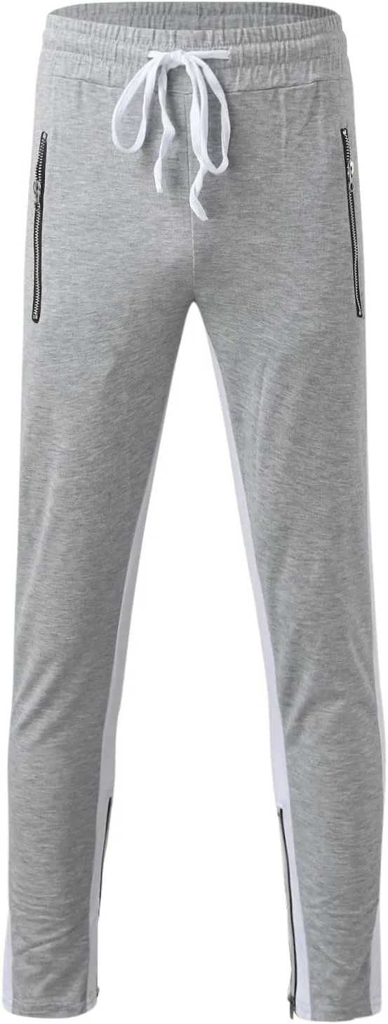Mens Hiking Outdoor Recreation Pants Fleece Sweat Pants Mens Baggy Pants Joggers with Pockets Mens Sweatpants Fleece
