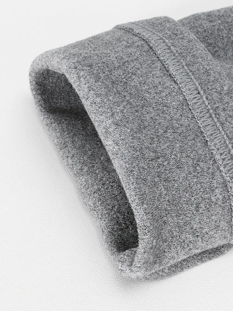 Men's Mid-high Collar Warm Cold-proof Long-sleeved Bottoming Shirt