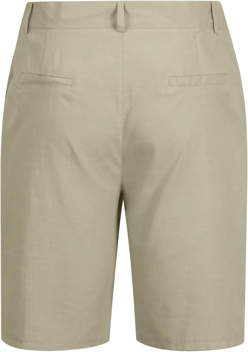 Mens Shorts Summer Trendy Cotton Linen Beach Pants Elastic Waist Button Trousers Breathable Running Pants with Pokets
