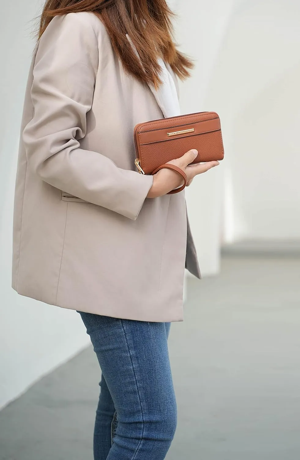 MKF Collection Tote Bag set for Womens, Handbag Wristlet Wallet, Vegan Leather Top-Handle Tote Purse