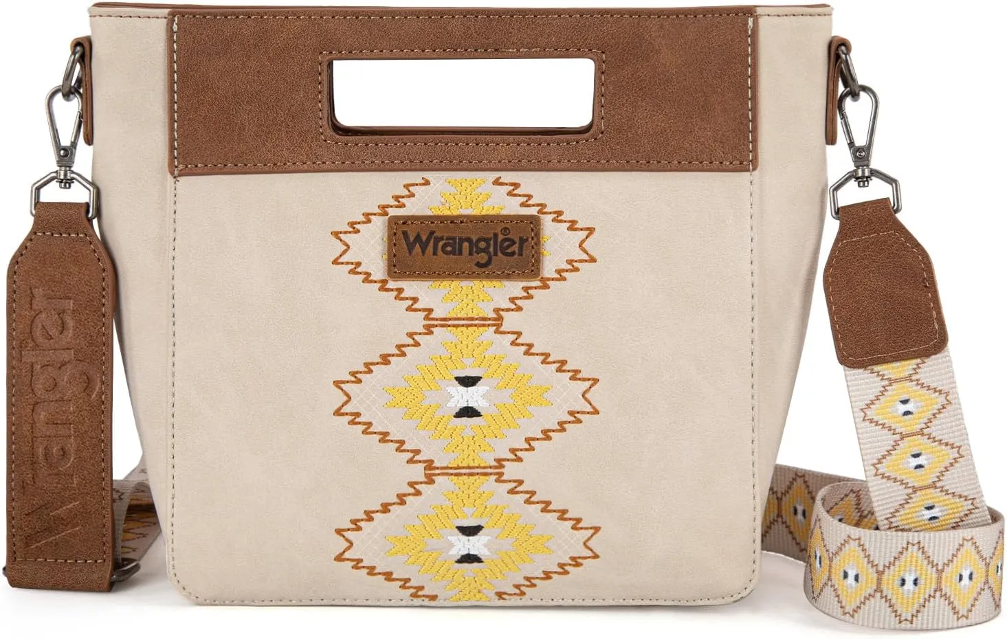 Montana West X Wrangler Credit Card Holder & Small Aztec Satchel Handbags for Women