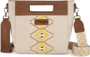 Montana West X Wrangler Credit Card Holder & Small Aztec Satchel Handbags for Women