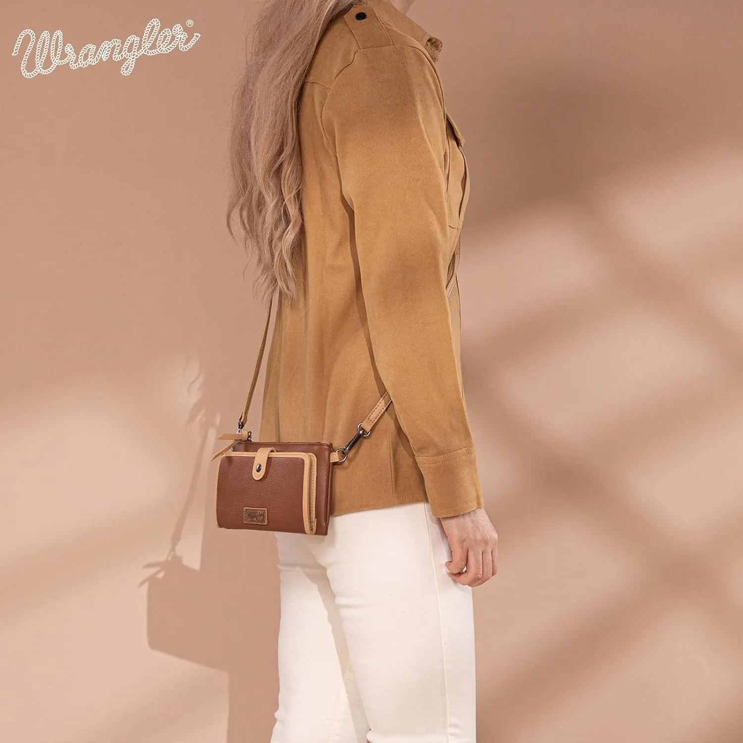 Montana West x Wrangler Crossbody Wallet Purse for Women Clutch Purse with Card Holder Wallet