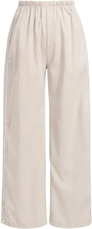ODASDO Women Drawstring Baggy Jogger Sweatpants with Pockets Elastic Waist Casual Loose Track Pants Yoga Punk Hip Hop Pants