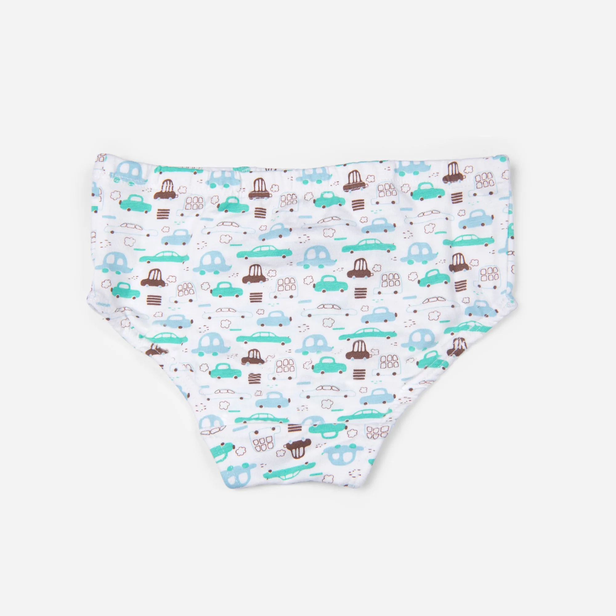 Organic Cotton Boys Brief - Blue Cars