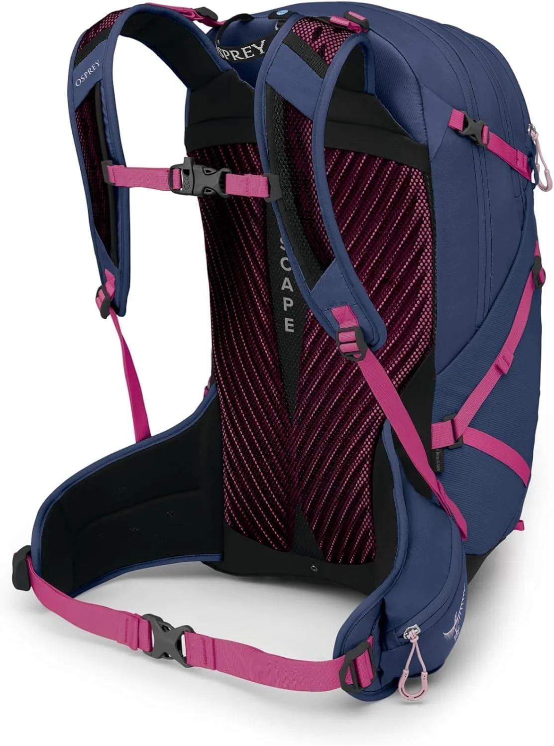 Osprey Sportlite 25L Unisex Lightweight Hiking Backpack, Alkaline/Hotspot Pink, S/M