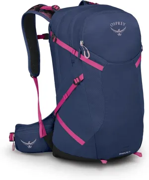 Osprey Sportlite 25L Unisex Lightweight Hiking Backpack, Alkaline/Hotspot Pink, S/M