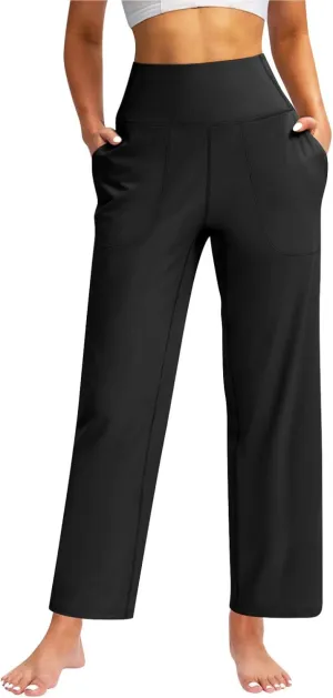 Pants for Women, with Pockets Linen Pants Women High Waisted Sweatpants Casual