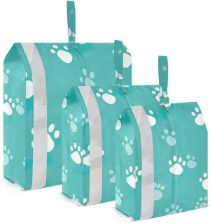 Paws Cute Packing Cubes for Suitcases 3 Set Compression Expandable Luggage Packing Organizers for Carry on Suitcase Travel Essentials Luggage Organizer Bags Set