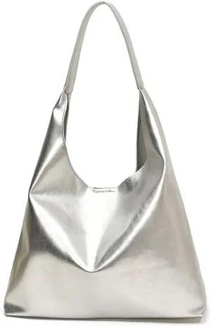 PU Leather Shoulder Bag Soft Designer Fashion Handbag Large Capacity Top Handle Handbag for Women Work Shopping Trav