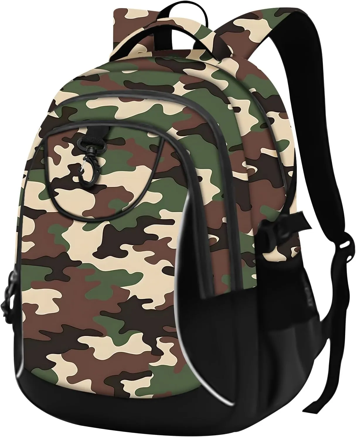 rickyh style School Backpack Travel Bag for Men & Women Lightweight College Back Pack with Laptop Compartmen (23JULV)