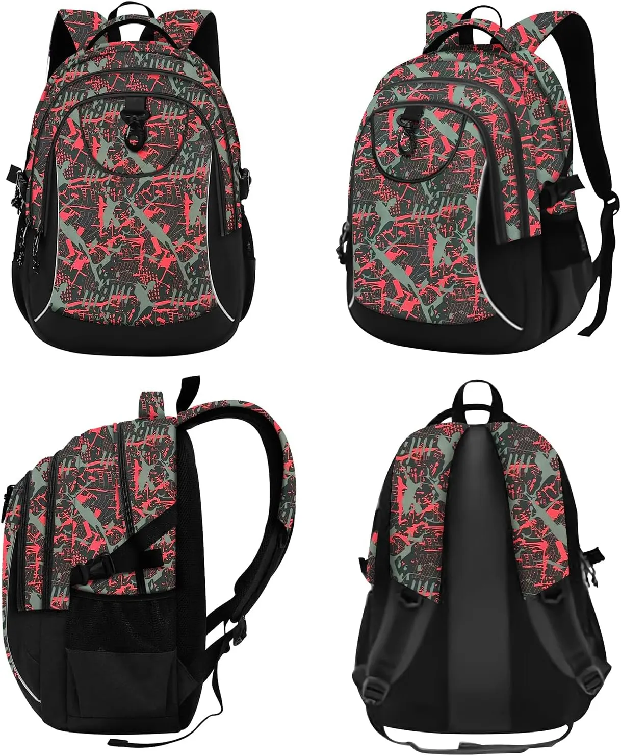 rickyh style School Backpack Travel Bag for Men & Women Lightweight College Back Pack with Laptop Compartmen (23THONG)