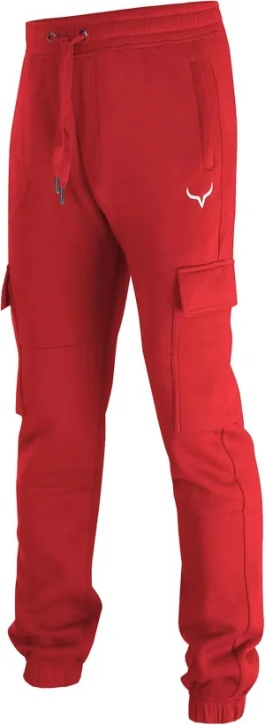 SCREENSHOT Sports Mens Premium Slim Fleece Pants Zipper Pockets - Athletic Jogger Fitness Workout Gym Sweatpants